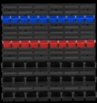Įrankių stendas pakabinamas PVC (78x78cm)
