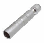 Galvutė žvakėms 3/8 14mm bi-hex su šarnyru
