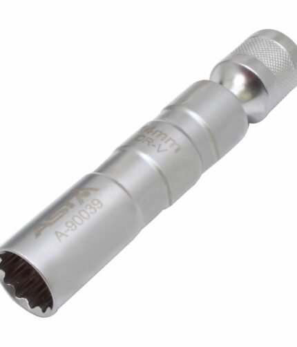 Galvutė žvakėms 3/8 14mm bi-hex su šarnyru