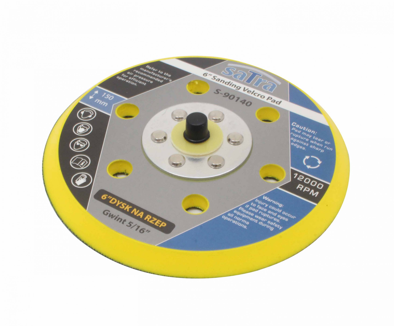 Šlifavimo padas su skylutėm 150mm Šlifavimo padas su skylutėm 150mm