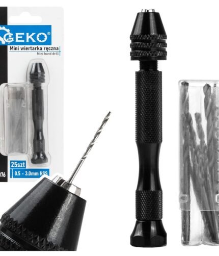 Gręžtuvas rankinis mini su grąžtais 25vnt