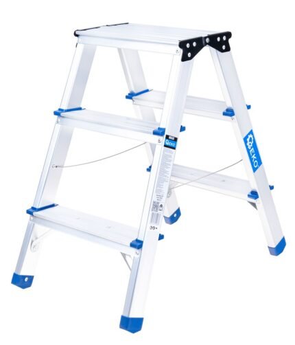 Kopėčios aliuminio 3-jų pakopų 150kg